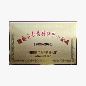 湖南省专精特新中小企业