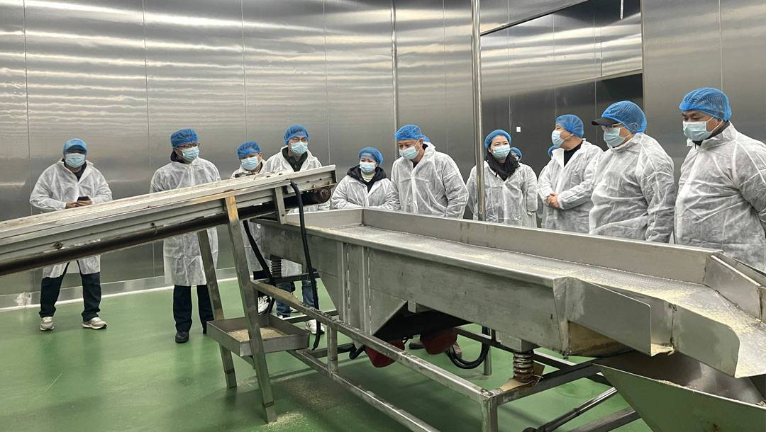 三利和透明工厂进料车间